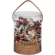 Éléphant Figurines Terra by Battat Wild Animals 60pcs