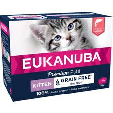 Eukanuba Cat Kitten Salmon Pate 12x85g