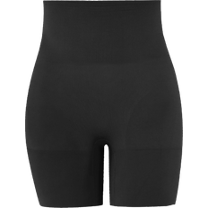 Elastane/Lycra/Spandex - Women Shorts Yours Women's Curve Seamless Control High Waisted Short Plus Size - Black