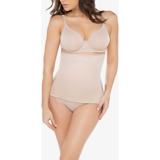 Elastane/Lycra/Spandex - Women Corsets Miraclesuit Inches Off Waist Cincher - Nude