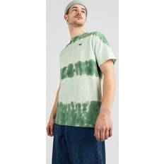 Vans Off The Wall Stripe Tie Dye T-Shirt clearly aqua