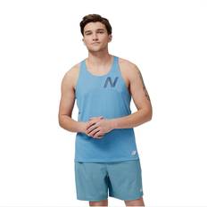 New Balance Man Mouwloze shirts New Balance Graph Impact Run Singlet - Men's