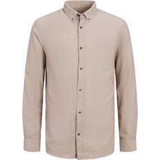 Jack & Jones Dam Skjortor Jack & Jones Slim Fit Skjorta Beige
