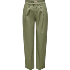 Chinos loose fit Only Women's Loose Fit Chinos - Green