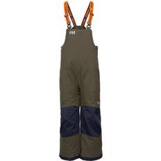 18-24M Pantalons Thermiques Helly Hansen Kid's Rider 2 Insulated Ski Bib - Utility Green (40342-431)