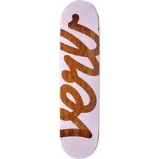 Verb Script Skateboard Deck Pink Pink 7.75"