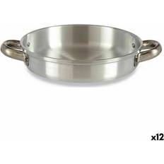 Kinvara Silver Aluminum Frying Pan 20 cm 12 Units 20 cm