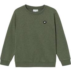 Grøn Sweatshirts Børnetøj Name It Regular Sweatshirt 146/152