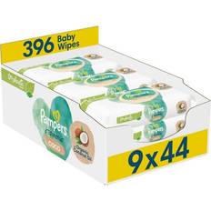 Wipes & Washcloths Pampers Harmonie Coco Baby Wipes Plastic Free 9 Packs 396 Wipes