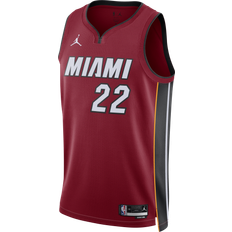 Men's Brand Jimmy Butler Red Miami Heat 2022/23 Statement Edition Swingman Jersey
