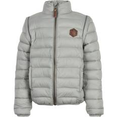 Mikk-Line Nylon puffer 2i1 Jakke Neutral Gray-104