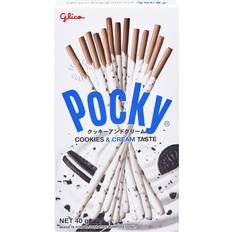 Glico 4 boxes pocky cookies cream + biscuit stick snack