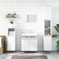 Wall Bathroom Cabinets sale vidaXL Bathroom Cabinet White 58 x 33 x 60 cm