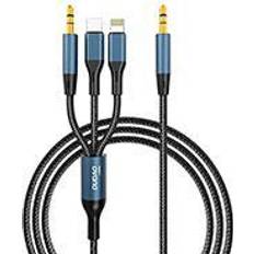 3.5mm to lightning Dudao L12Pro 3in1 USB