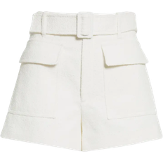 Oakland Cotton Tweed Short - White
