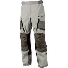 Klim Pantalones de moto Klim Carlsbad Gore-Tex Pantalones textiles de motocicleta, gris, tamaño para hombre