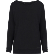 Guess Bat Sleeve Sweater - Black