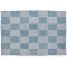 Hay Tappeti Hay Check Rug Small Check 140x200 cm Light Blue Blu cm