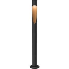 Louis Poulsen Pole Lighting Louis Poulsen Flindt Garden Lamp Long 2700K w/Base Black Bollard
