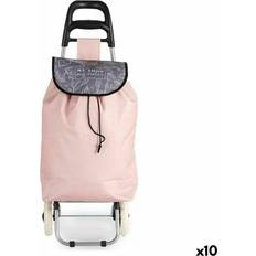 Indkøbstrolleyer Kinvara Indkøbsvogn Pink 3,3 L 20 x 95 x 34 cm 10 enheder