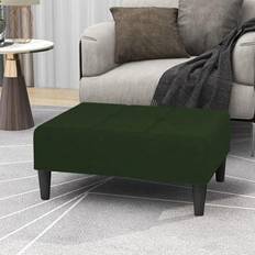 Vert Repose-pieds vidaXL Tabouret de Canapé Pouf 78 x 56 x 32 cm Repose-pied