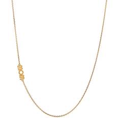 Wow Mom Necklace - Gold