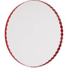 Hay Arcs Red Wall Mirror 60cm