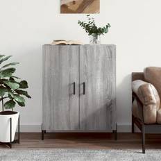 vidaXL Grey Sonoma 69.5 x 34 x 90 cm Sideboard
