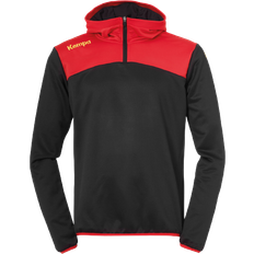 Kempa Emotion 2.0 Quarter Zip Hoody - Black/Red/Yellow