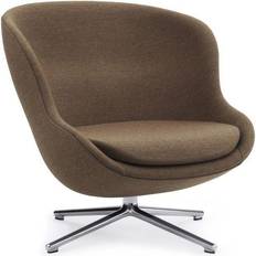 Normann Copenhagen Fauteuils Normann Copenhagen De Salon Pivotant Hyg Braun Marron Fauteuil