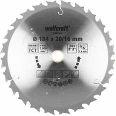 Wolfcraft 6346000 Rundsavblad 184 x 20 x 1.8 mm Antal tænder per tomme 24 1 stk