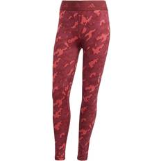 Red - Women Tights adidas Techfit Camo Leggings