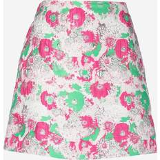 Ganni Nederdele Ganni 3D Jacquard Mininederdel Kvinde Korte Nederdele Slim Fit Polyester hos Magasin Sugar Plum