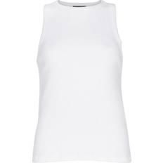 Mint Velvet High Neck Tank Top, White