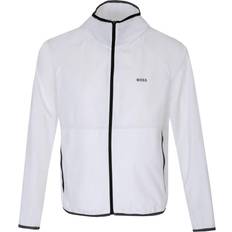 Skaljacka - Vita Jackor HUGO BOSS GREEN Cush Shell Hoodie Jacket White