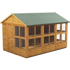 power 12 8ft Potting Shed with Double Doors (Building Area )