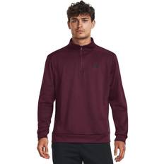 Clothing Under Armour Men's Fleece 1/4 Zip Pullover Dark Maroon/Black