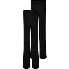 Svarte Strømpebukser Kids Only Black Saga Tights 2-pack 134/140 134/140