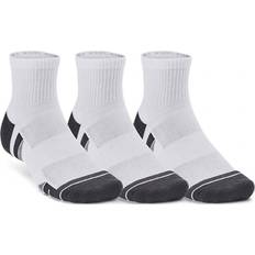 Under Armour Élasthanne/Lycra/Spandex Chaussettes Under Armour Performance Tech Quarter - White, Unisex