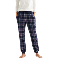 Ellos Clothing Ellos Plaid Flannel Sleep Pants Plus Size - Navy Multi Plaid