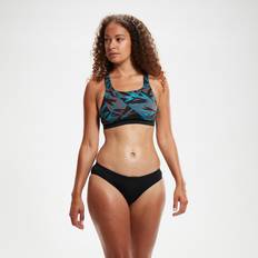 Elastane/Lycra/Spandex - Women Bikini Sets Speedo Women's HyperBoom Bikini Black/Blue