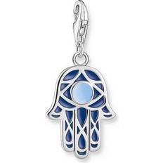 Thomas Sabo Silver Blue Hand of Fatima Charm