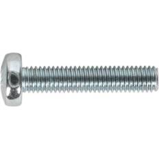 Machine Screw M5 x 25mm Pan Head Pozi Zinc Pack of 50