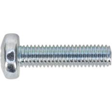 Building Materials Sealey MSP520 Machine Screw Head Pozi Zinc 7985Z
