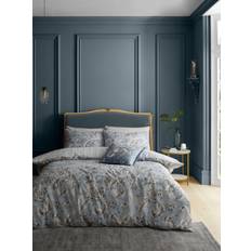 Catherine Lansfield Bridgerton Regal Floral Duvet Cover Black, Blue