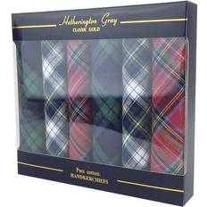 Cotone Grembiuli Classic Gold Pure Cotton Handkerchiefs Tartan Apron Black