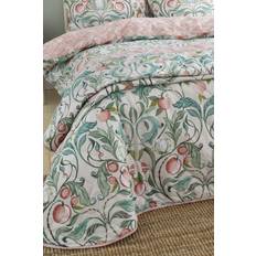 Bedspreads Catherine Lansfield Clarence Floral Bedspread Natural, Green