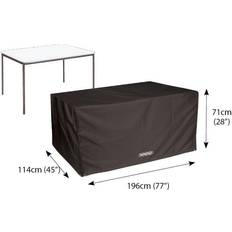 Polyester Nappes Bosmere D560 Storm Black Housse Pour Table De Jardin De 8 Places Rectangulaire Noir 196 x 114 x 71 cm Nappe Noir