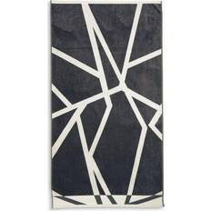 Polyester Bath Towels Harlequin Sumi Sheet Bath Towel Black