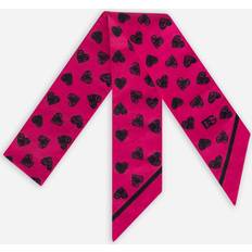 Dolce & Gabbana Homme Écharpes Dolce & Gabbana Cotton Scarf with Heart Print